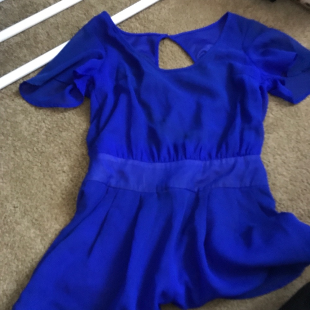 Blue romper